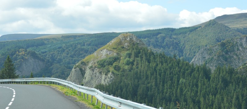 Die Mittelspitz von der Rosteige am Lac la Servieres in die Avergne 28