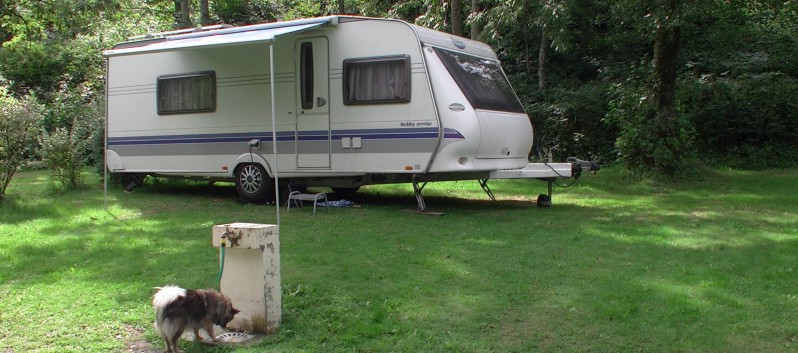 Die Mittelspitz von der Rosteige auf dem Campingplatz La Chauderie in die Auvergne 02