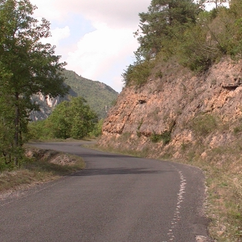 Die Mittelspitze auf der Tour von Les Vignes nach La Malene - 19