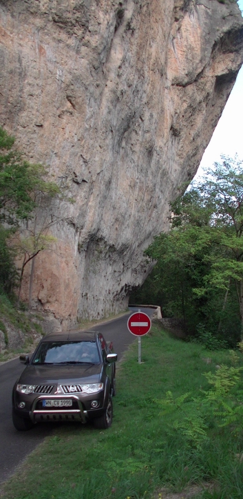 Die Mittelspitze auf der Tour von Les Vignes nach La Malene - 29