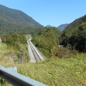 Die Mittelspitze von der Rosteige Im Soccatal in Slowenien - 83