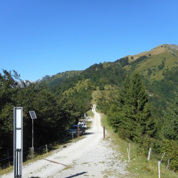 Die Mittelspitze von der Rosteige auf dem Berg Kopala in Slowenien 03