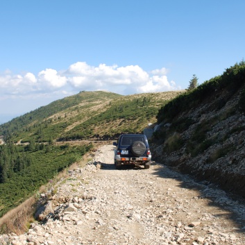 Die Mittelspitze von der Rosssteige auf dem Munti Gihor - 64