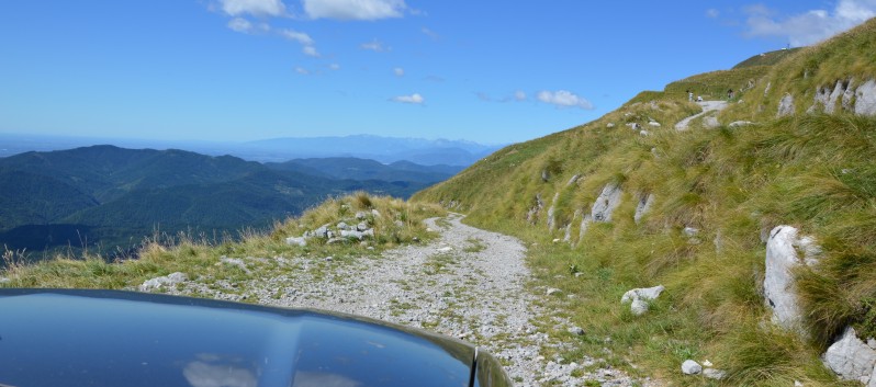 Die Mittelspitze von der Rosteige auf dem Stol in Slowenien - 21