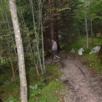 Die Mittelspitze von der Rosteige im der Soccaschlucht in Slowenien - 31