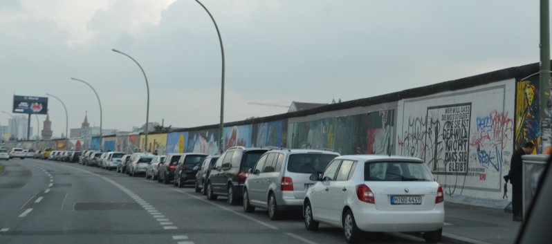 Die Mittelspitze von der Rosteige in Berlin - 43 - Berliner Mauer