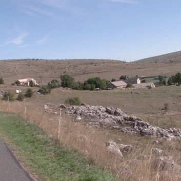 Die Spitze von der Rosteige auf dem Plateau Mejean in Sdfrankreich - 13