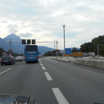 Heimfahrt vom Slowenienurlaub mit den Mittelspitzen von der Rosteige - 18