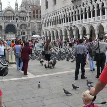 In Venedig mit den Spitzen von der Rosteige 06