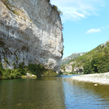 Kanufahrt Gorges Du Tarn - 53 Steilwand