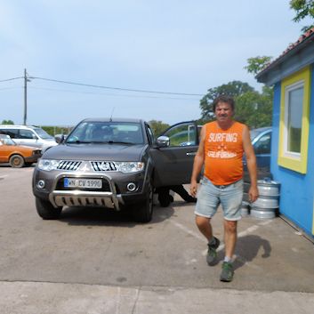 Kroatien-Auto Camping Krka - Umgebung 10 - Autopanne